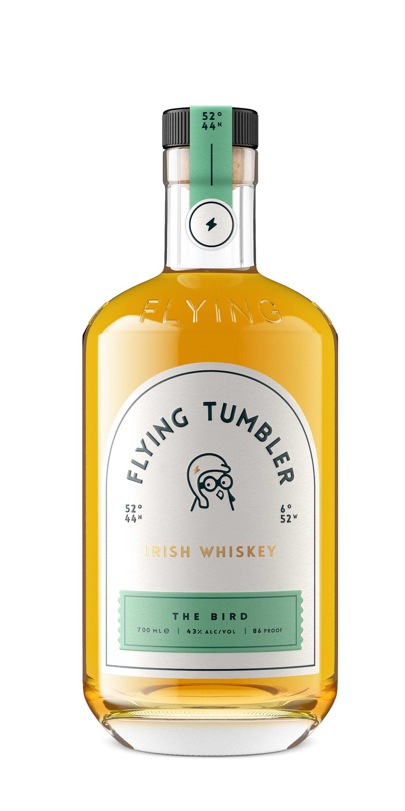 The Bird Irish Whiskey from Flying Tumbler, 43% ABV, 70c